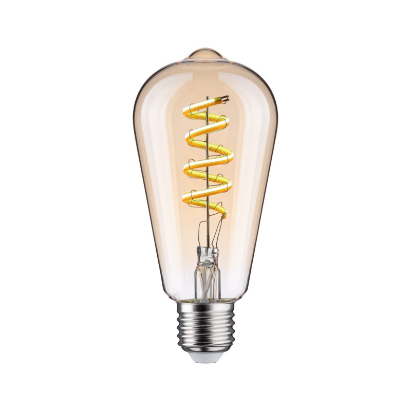 Filament 230V Smart Home Zigbee 3.0 LED žárovka ST64 E27 7,5W měnitelná bílá stmívatelné zlatá - PAULMANN