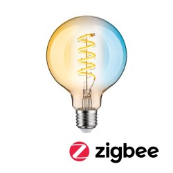 Filament 230V Smart Home Zigbee 3.0 LED Globe G95 E27 7,5W měnitelná bílá stmívatelné zlatá - PAULMANN