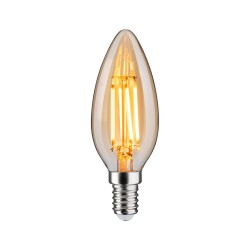 1879 Filament 230V 3-krokové-stmívatelné LED svíčka E14 3 Step Dim 4,9W 1800K stmívatelné zlatá - PAULMANN