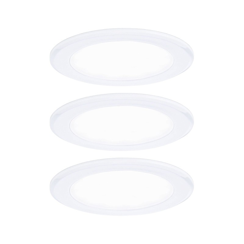 LED vestavná nábytková svítidla 3ks sada kruhové 65mm 3x2,5W 230/12V 4000K bílá - PAULMANN