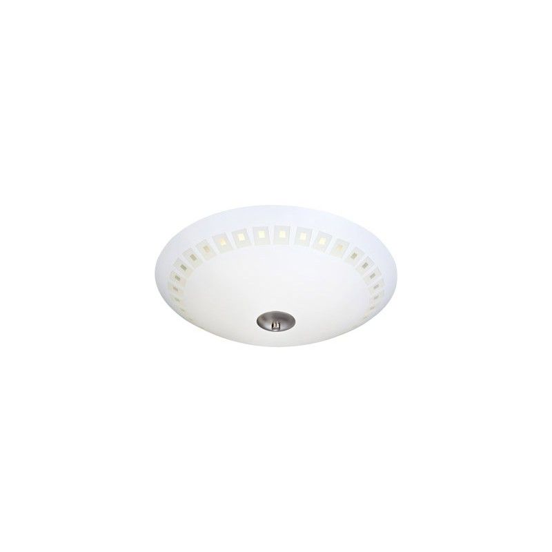 ADRIA Plafon 35cmBiały/Stal