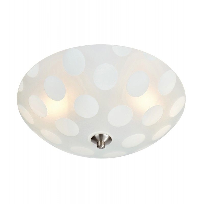DOTS Plafon 2L 35cm Matowy/Stal