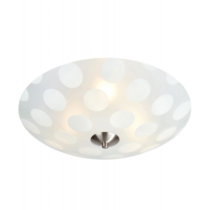 DOTS Plafon 3L 43cm Matowy/Stal