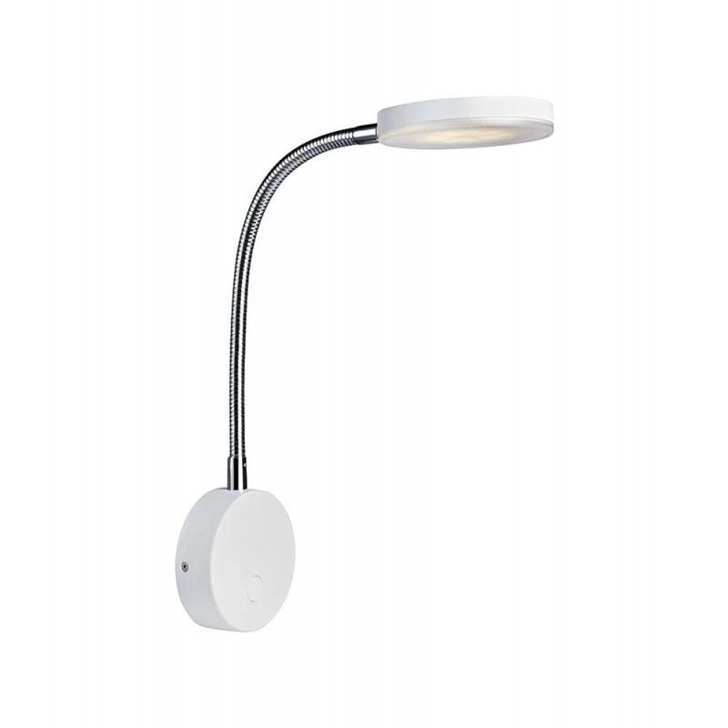 FLEX Kinkiet 1L LED Czarny/Chrom