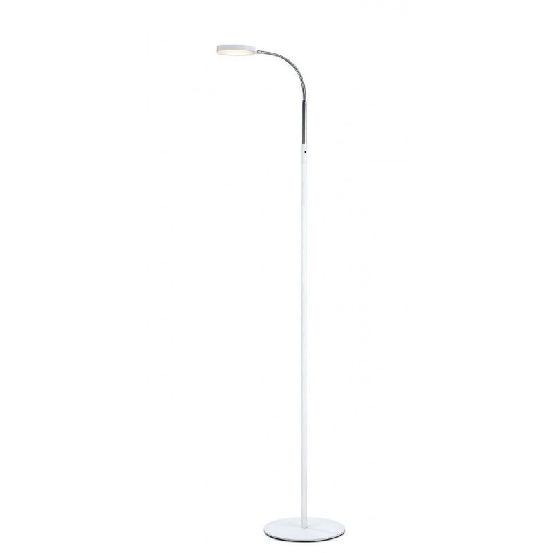 FLEX Podłogowa 1L LED Biała/Chrom
