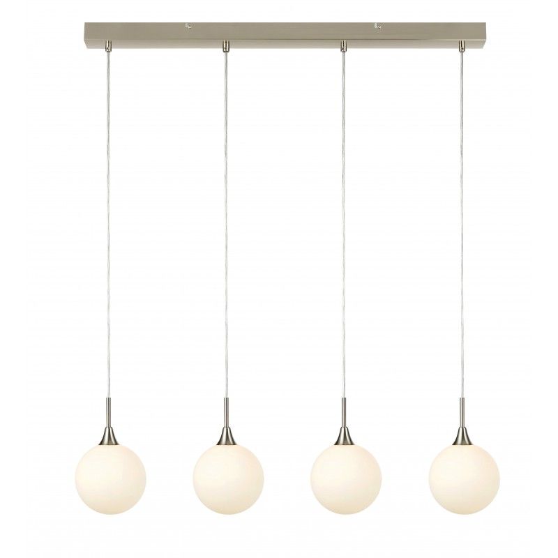 QUATTRO XL Pendant 4L Steel/White