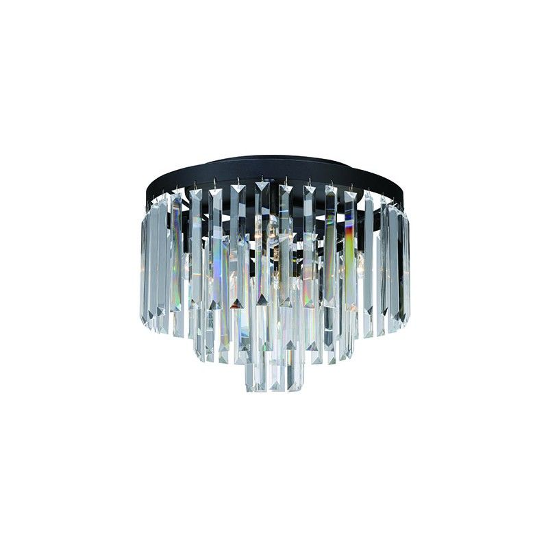 VENTIMIGLIA Plafon 4L 42cm Czarny/MC