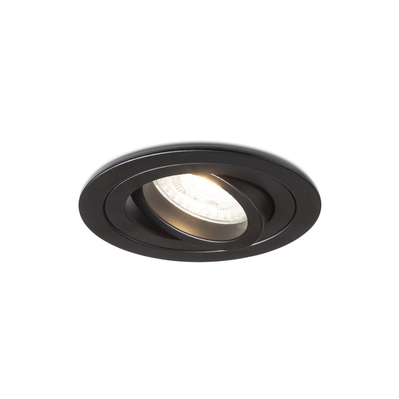 RENDL PASADENA GU10 R zápustná čierna 230V GU10 50W R14103