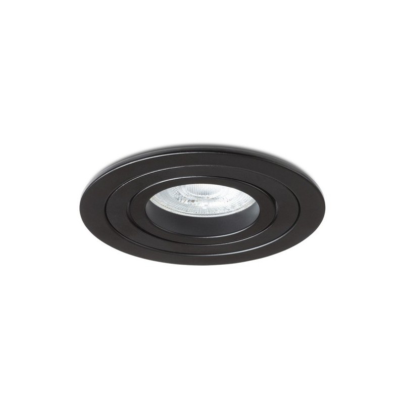 RENDL PASADENA GU10 R zápustná čierna 230V GU10 50W R14103