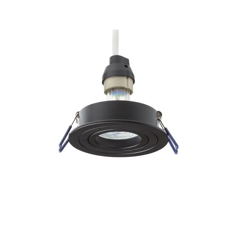 RENDL PASADENA GU10 R zápustná čierna 230V GU10 50W R14103