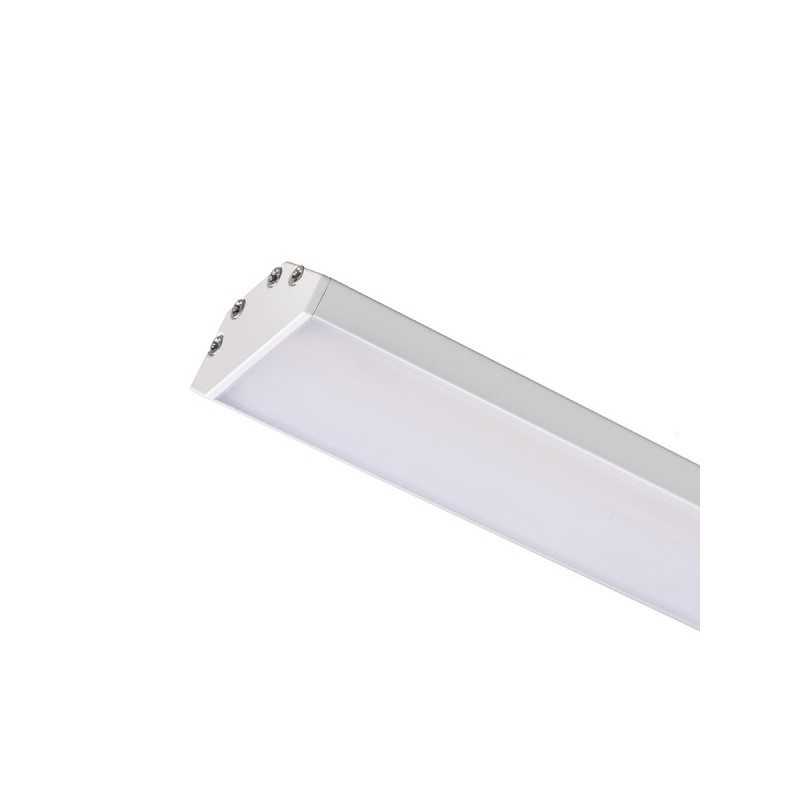 RENDL LED PROFILE J prisadený 1m eloxovaný hliník/matný akrylát  R14095