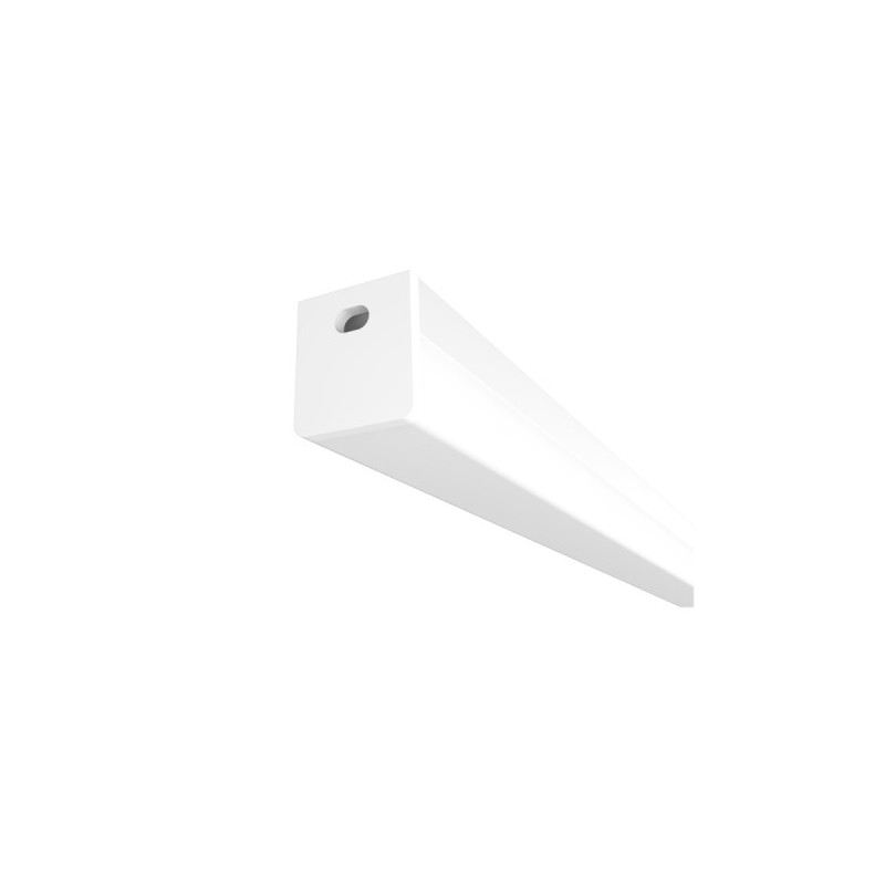 RENDL LED PROFILE H prisadený 1m biela matný akrylát/hliník  R14089