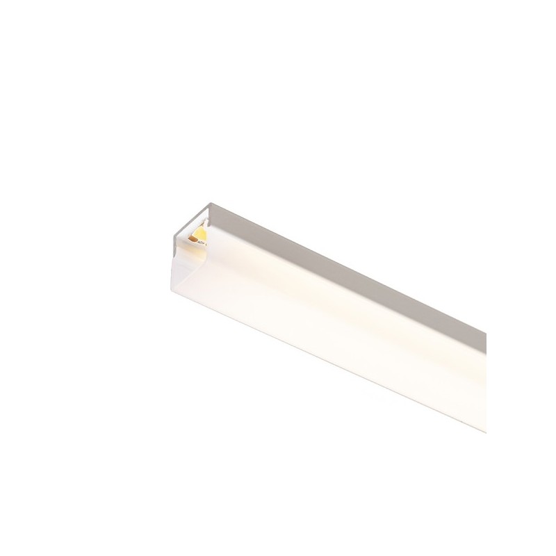 RENDL LED PROFILE H prisadený 1m biela matný akrylát/hliník  R14089