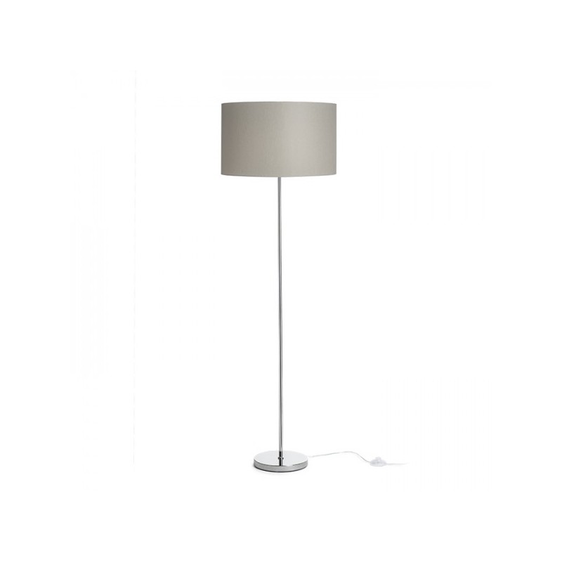 RENDL NYC/RON 40/25 stojanová Polycotton biela/chróm 230V LED E27 11W R14079