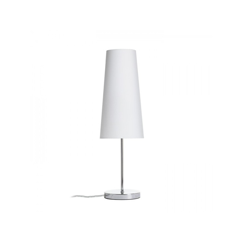 RENDL NYC/CONNY 15/30 stolná Monaco holubia sivá/strieborné PVC/nikel 230V LED E27 7W R14052