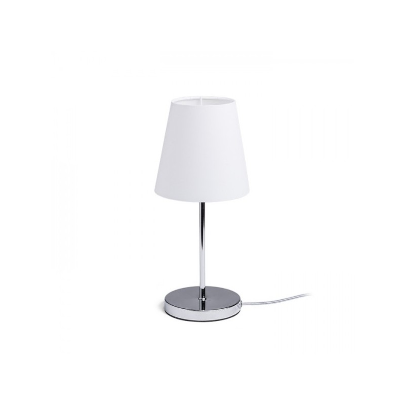 RENDL NYC/CONNY 15/15 stolná Polycotton biela/nikel 230V LED E27 7W R14048