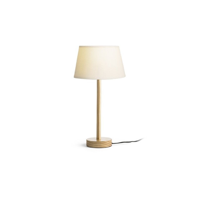 RENDL MAUI/ALVIS 24 stolná krémová biela drevo 230V LED E27 7W R14033