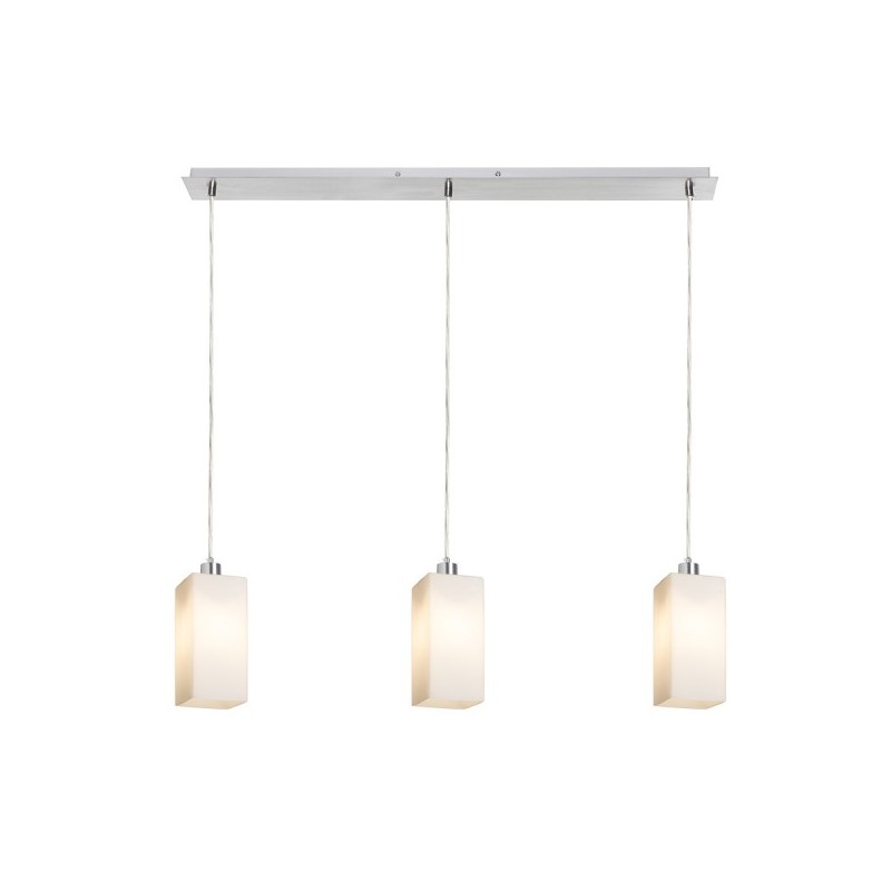 RENDL LIZ III 80 závesná opálové sklo/chróm 230V LED E27 3x11W R14028