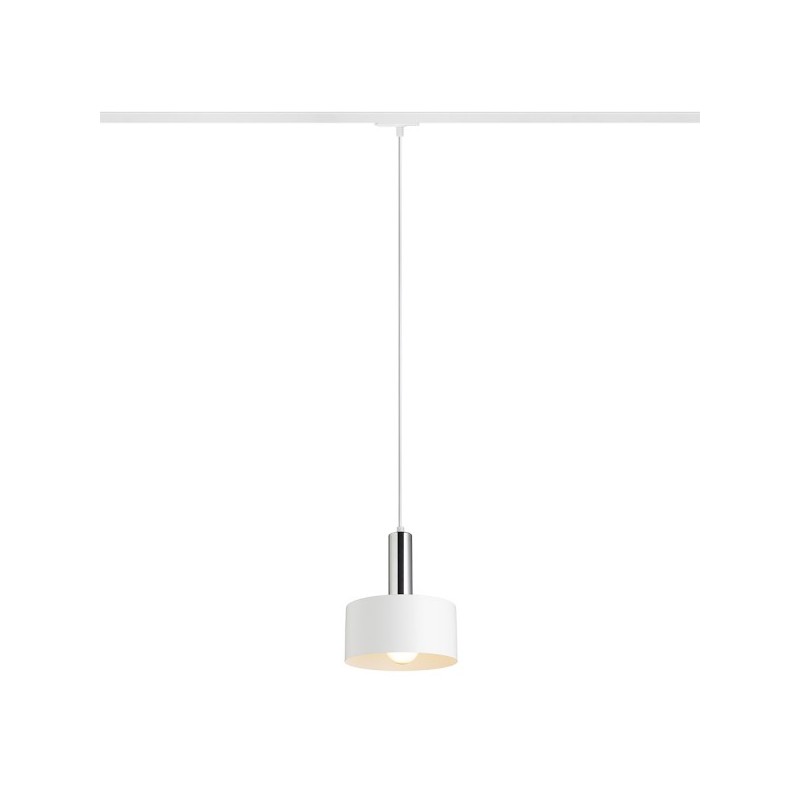 RENDL GIULIA 20 pre jednookr. lištu biela chróm 230V E27 40W R13988