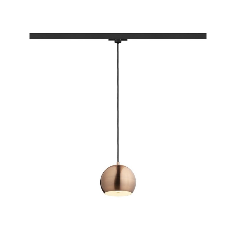 RENDL AGNETA pre trojokruh. lištu závesná česaná meď 230V E27 40W R13977