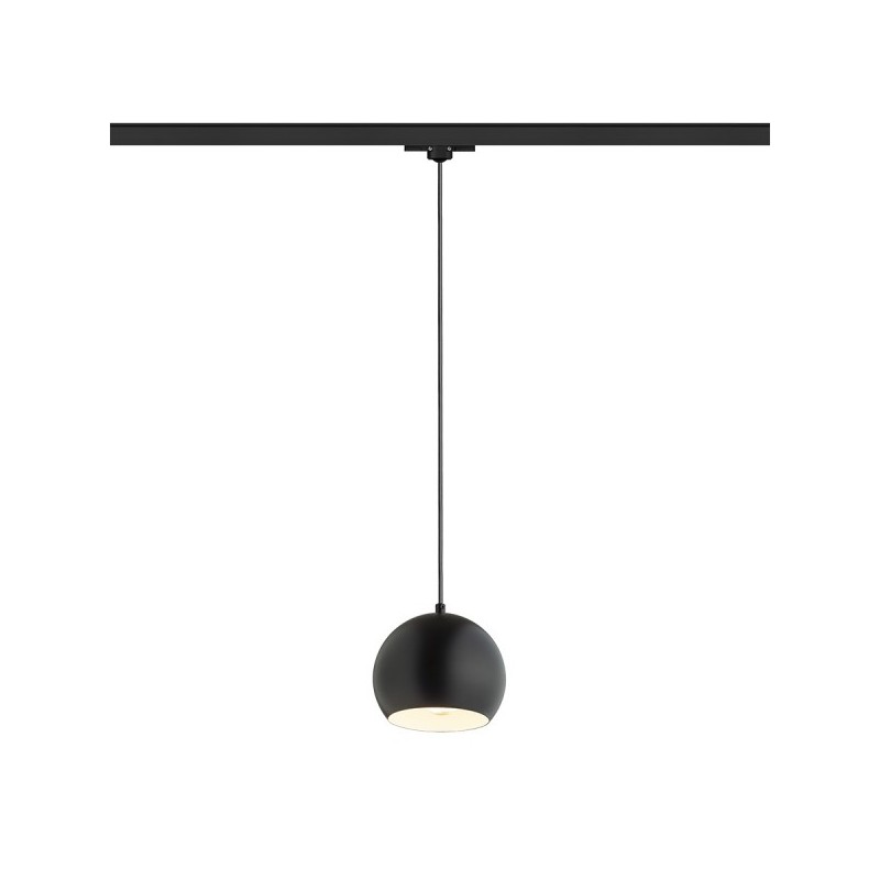 RENDL AGNETA pre trojokruh. lištu závesná čierna 230V E27 40W R13975