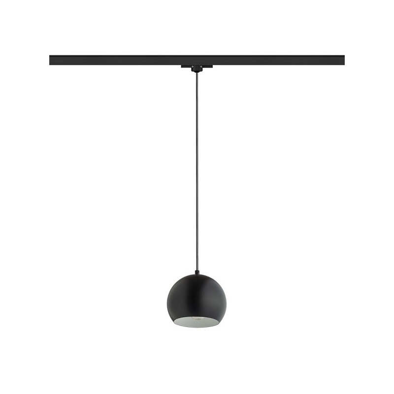 RENDL AGNETA pre trojokruh. lištu závesná čierna 230V E27 40W R13975