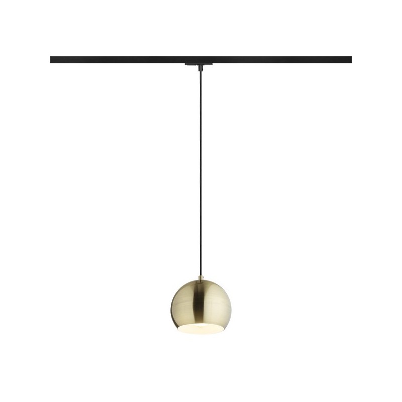 RENDL AGNETA pre jednookr. lištu závesná česaná mosadz 230V E27 40W R13972