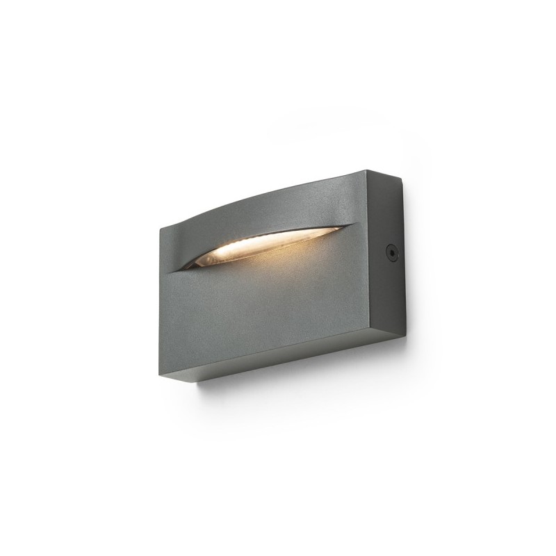 RENDL BOBO RC nástenná antracitová  230V LED 8W IP65  3000K R13934