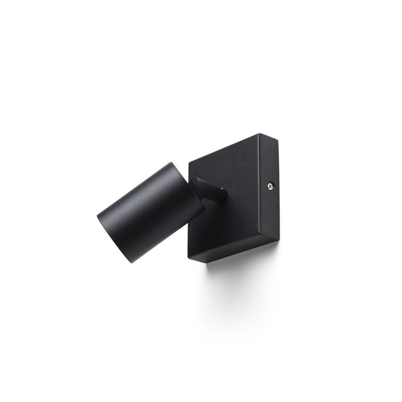 RENDL DUDE SQ prisadená čierna 230V LED GU10 9W R13921
