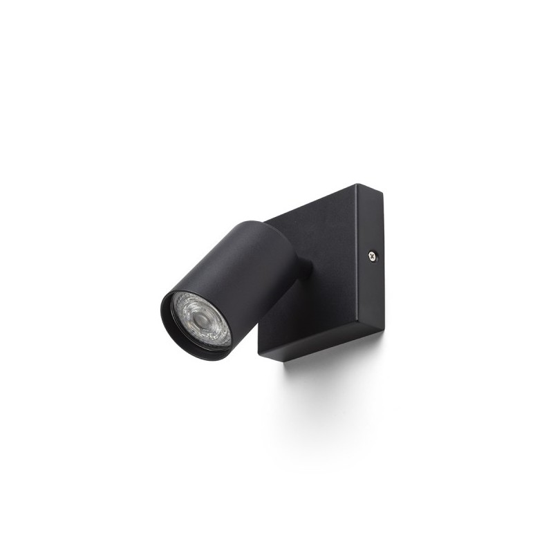 RENDL DUDE SQ prisadená čierna 230V LED GU10 9W R13921
