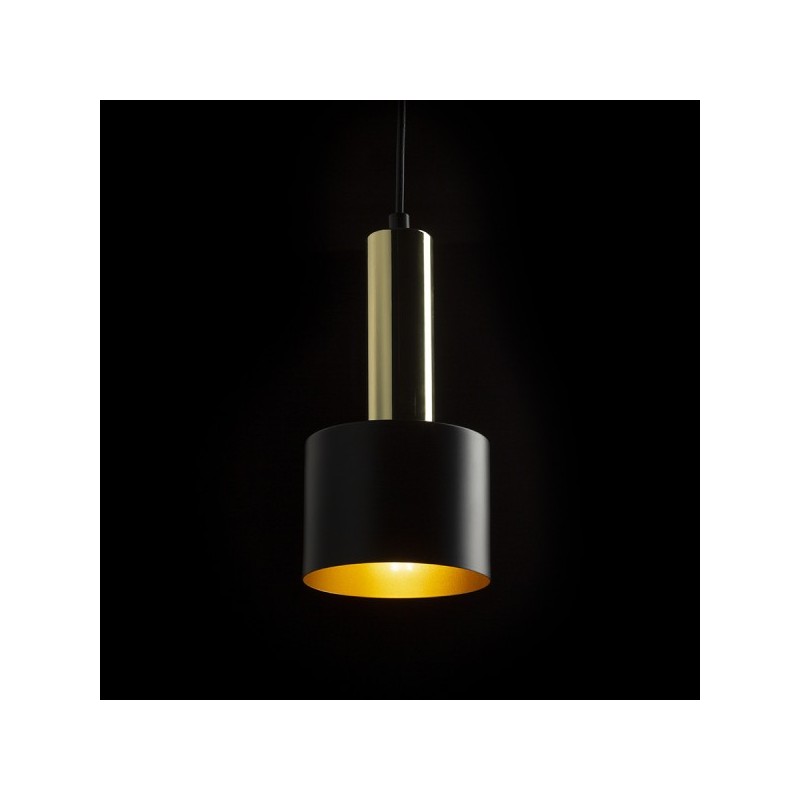 RENDL GIULIA 12 závesná čierna/zlatohnedá mosadz 230V E27 40W R13909