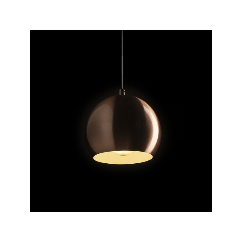 RENDL AGNETA závesná česaná meď 230V E27 40W R13900