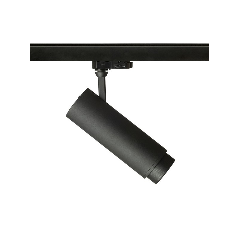 RENDL FOCUS 20 DIMM pre trojokruh. lištu čierna  230V LED 20W 10 60°  3000K 4000K 5000K R13885