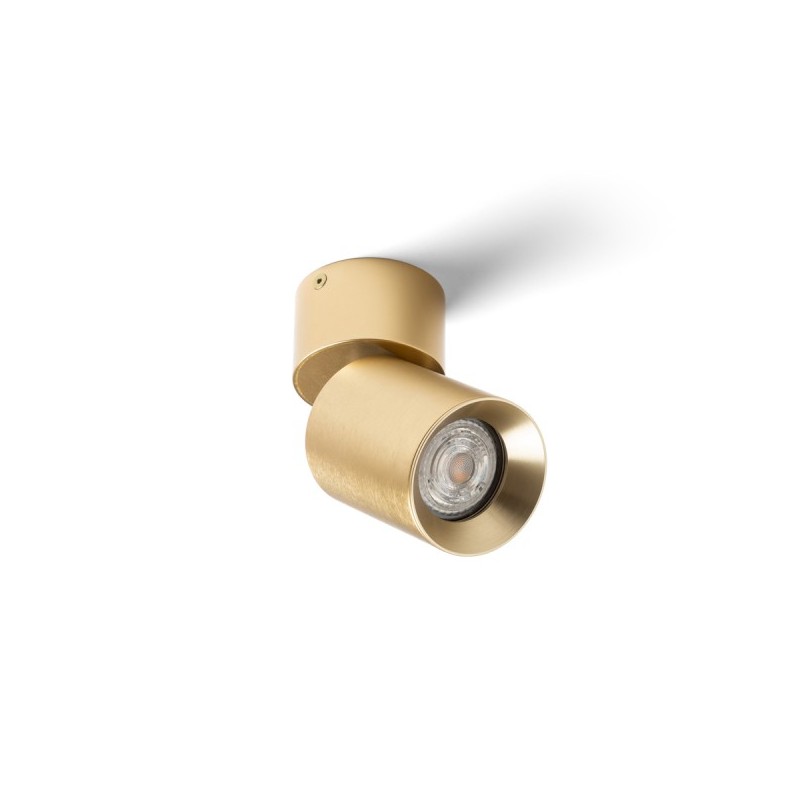 RENDL DARIO stropná  česaná mosadz 230V GU10 9W R13869