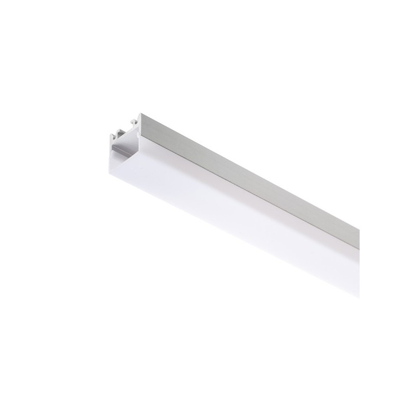 RENDL LED PROFILE D prisadený 1m hliník/mliečny akrylát  R13866