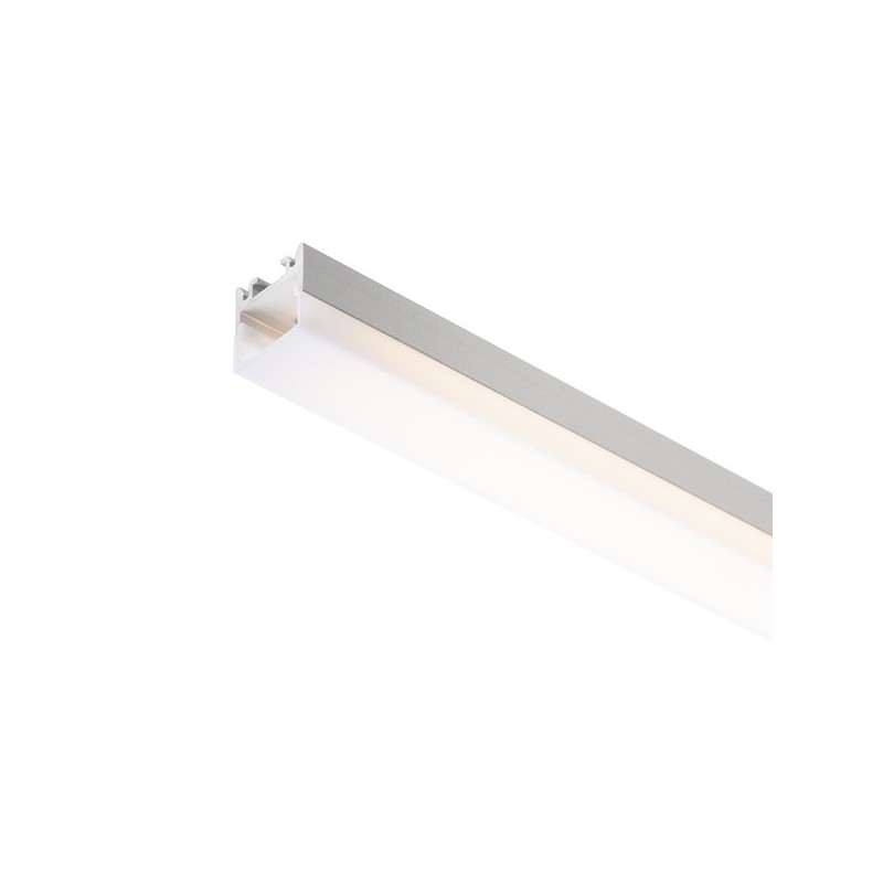 RENDL LED PROFILE D prisadený 1m hliník/mliečny akrylát  R13866