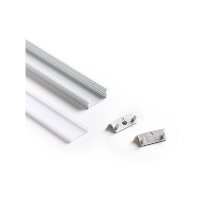 RENDL LED PROFILE A zápustný 1m hliník/mliečny akrylát  R13864