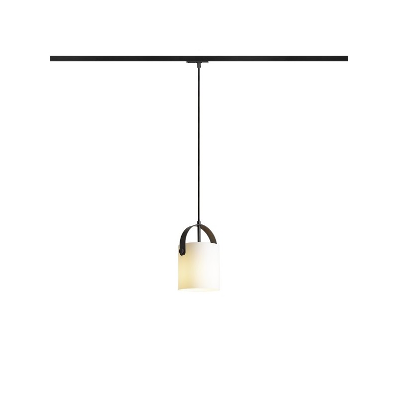 RENDL JULIETTA 16 pre jednookr. lištu opálové sklo/čierna 230V E27 20W R13860