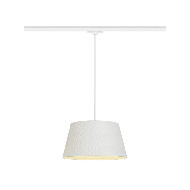 RENDL BUCKY 40 pre trojokruh. lištu biela/sivá kov 230V E27 28W R13859