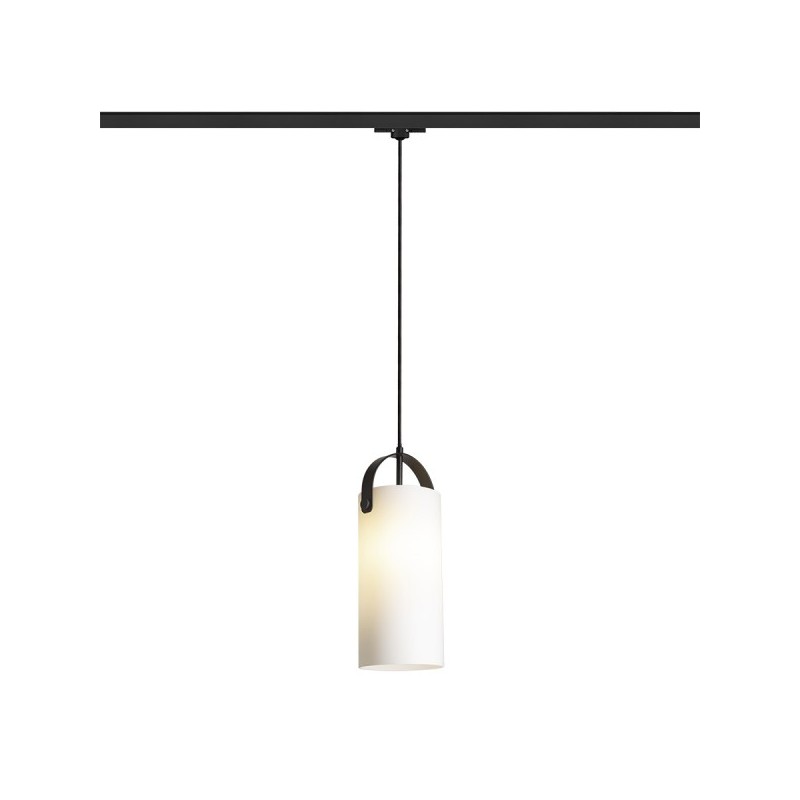 RENDL JULIETTA 31 pre trojokruh. lištu opálové sklo/čierna 230V E27 20W R13856