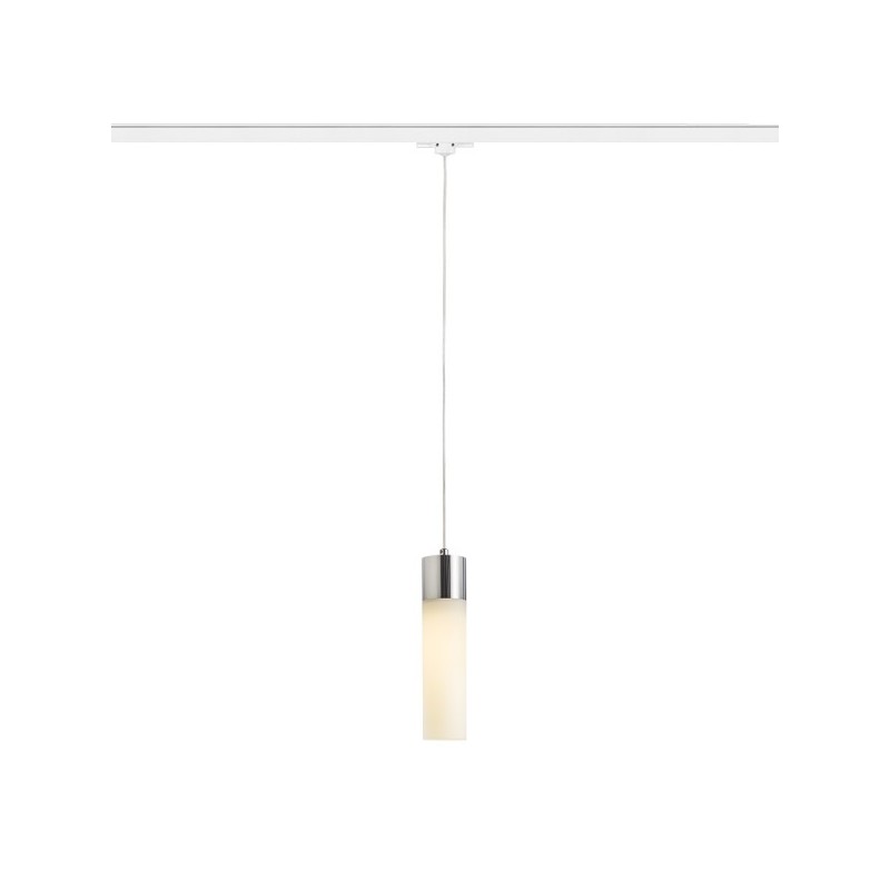 RENDL EIGHT pre trojokruh. lištu závesná opálové sklo/chróm 230V E27 28W R13854