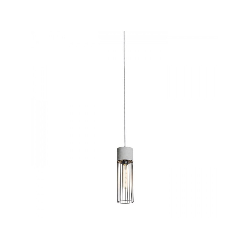 RENDL BURTON pre trojokruh. lištu betón/čierna 230V E27 42W R13816