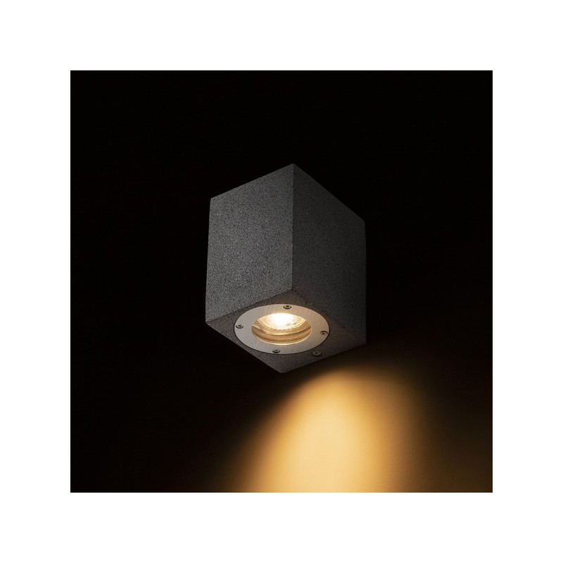 RENDL KANE I nástenná  betón/dekor tmavý granit 230V LED GU10 5W IP65 R13793
