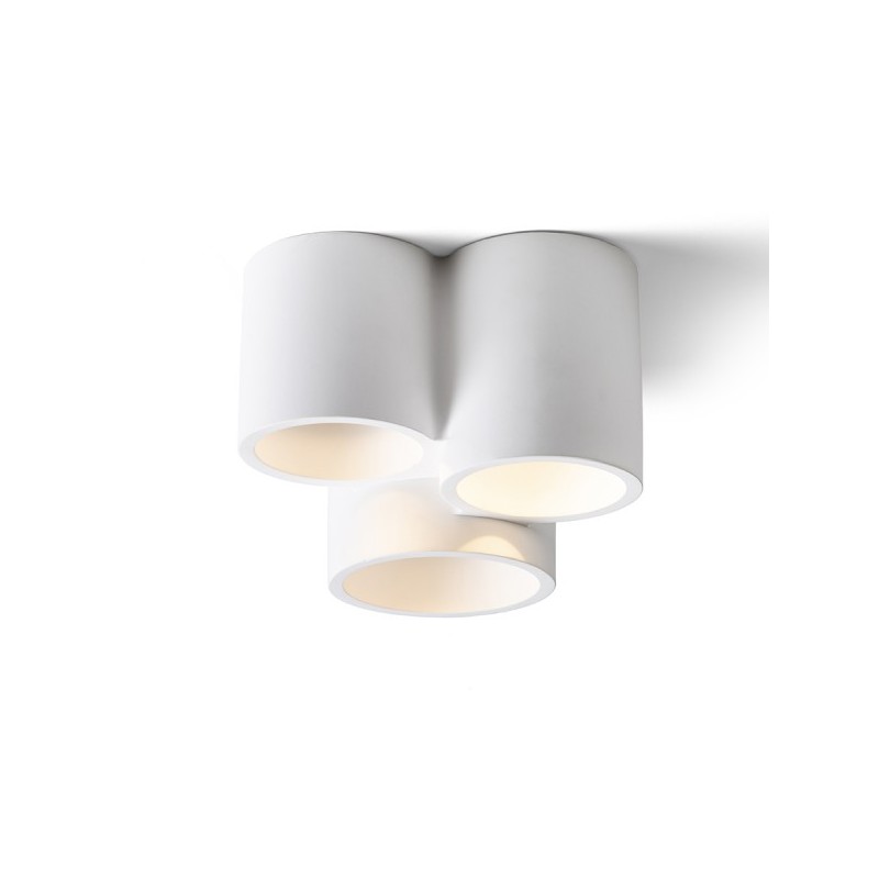 RENDL GINA III stropná sadrová 230V LED GU10 3x5W R13789