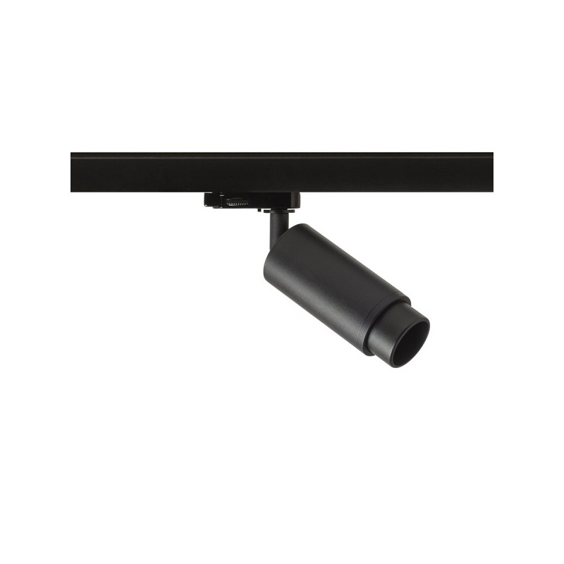 RENDL OPTIMUS pre trojokruh. lištu čierna 230V LED GU10 9W 10 50° R13784