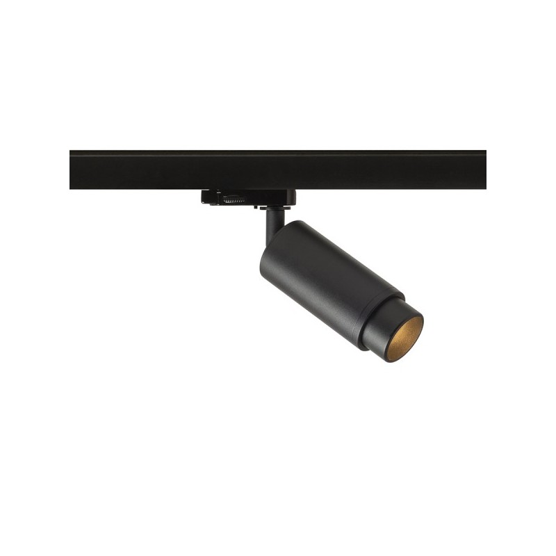 RENDL OPTIMUS pre trojokruh. lištu čierna 230V LED GU10 9W 10 50° R13784