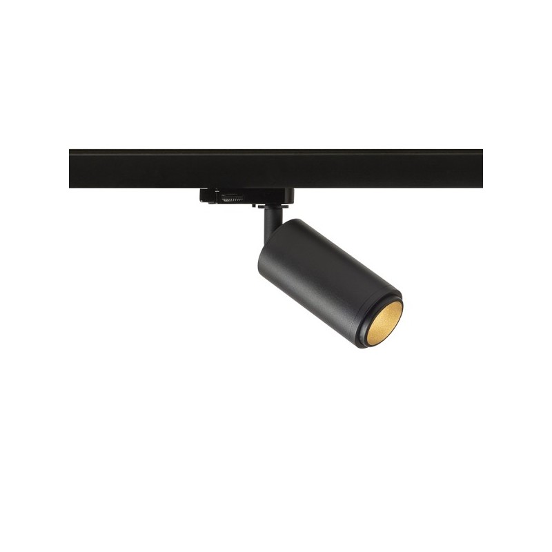 RENDL OPTIMUS pre trojokruh. lištu čierna 230V LED GU10 9W 10 50° R13784