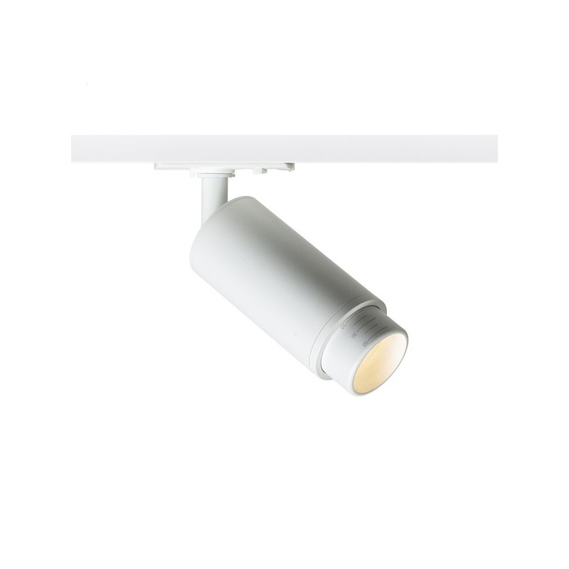 RENDL OPTIMUS pre jednookr. lištu biela 230V LED GU10 9W 10 50° R13781