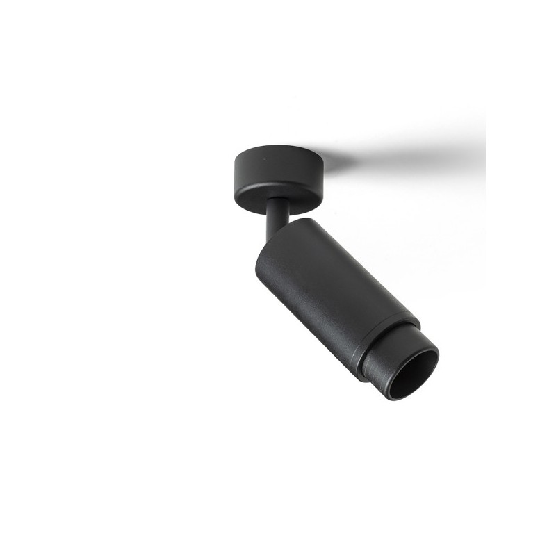 RENDL OPTIMUS stropná čierna 230V LED GU10 9W 10 50° R13780