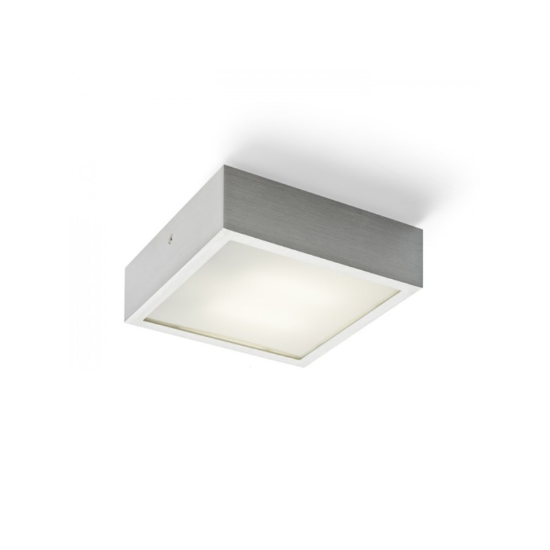 RENDL STRUCTURAL LED 20x20 prisadená česaný hliník 230V LED 12W 3000K R13708
